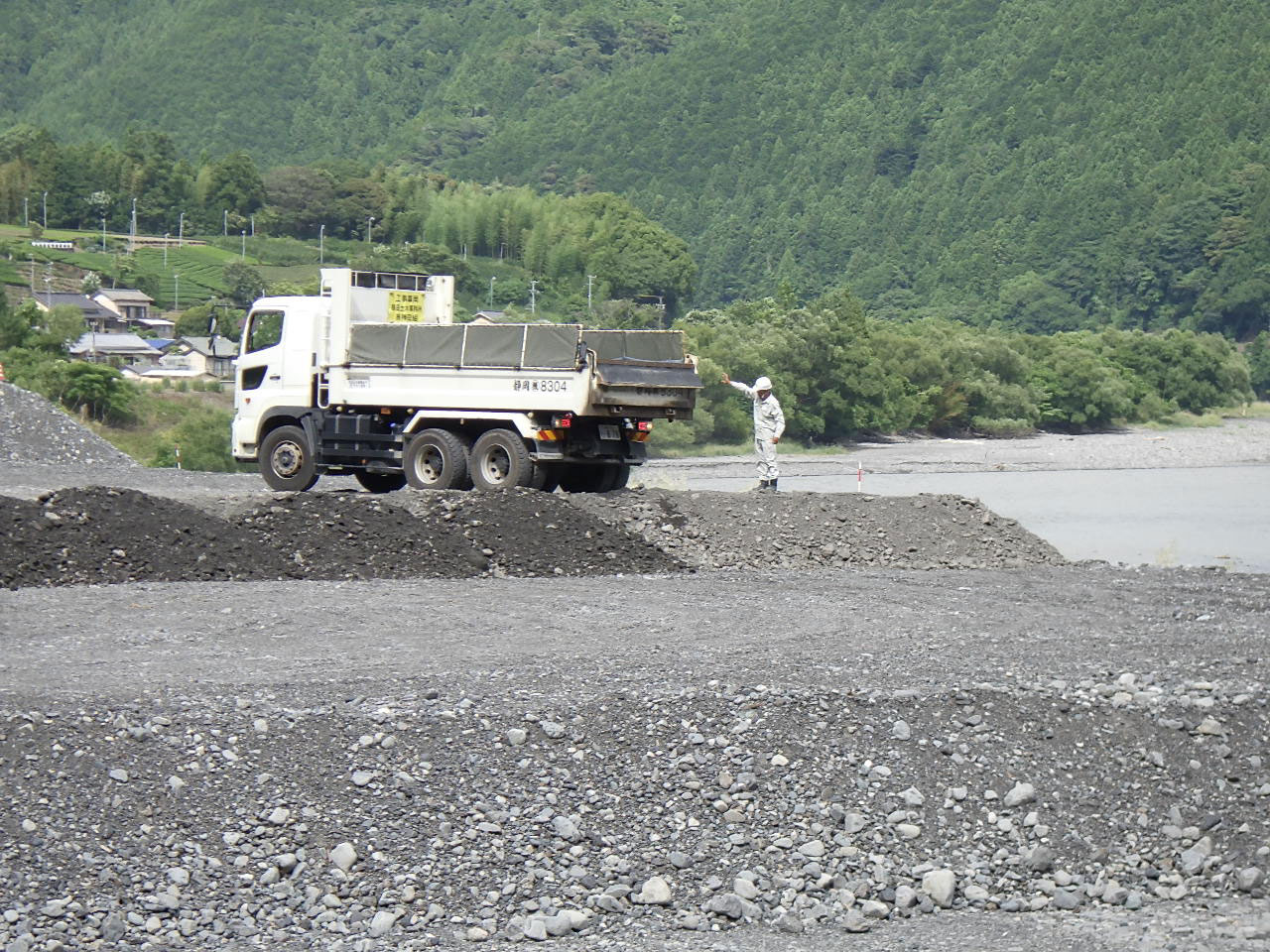 島田土木発注R5崎平工区河道掘削工